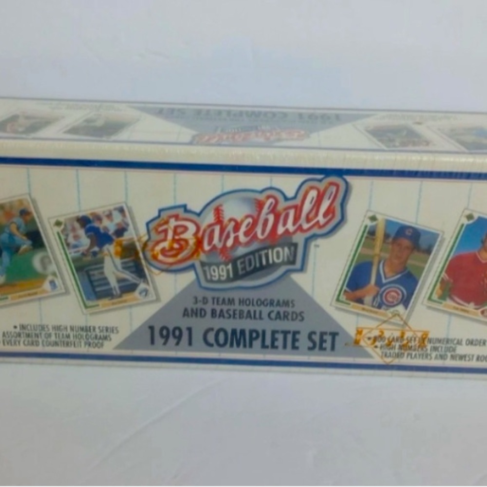 1991 Baseball Complete Upper Deck

FACTORY SEALED.    LOADED WITH GEMS